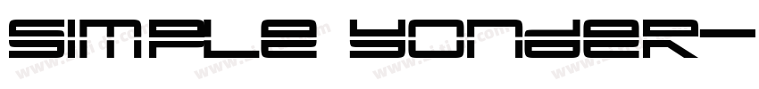 Simple yonder字体转换